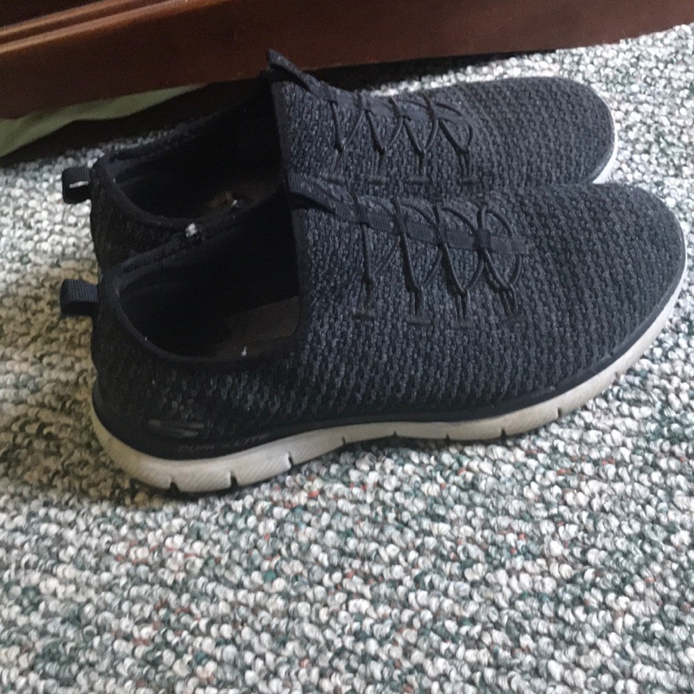 Skechers black grey sneakers